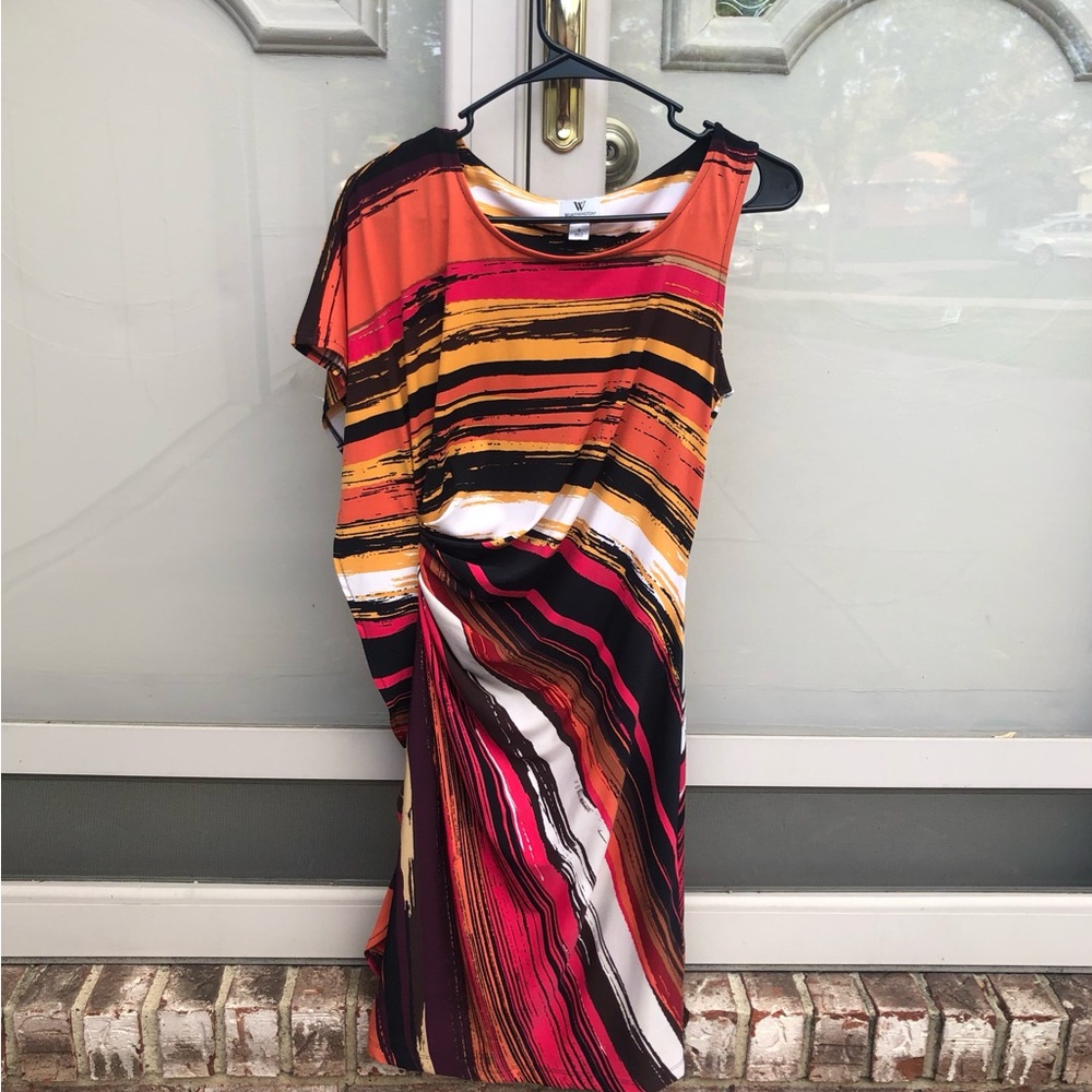 WORTHINGTON “Stretch Collection” One-Sleeve Dress (S/6)
